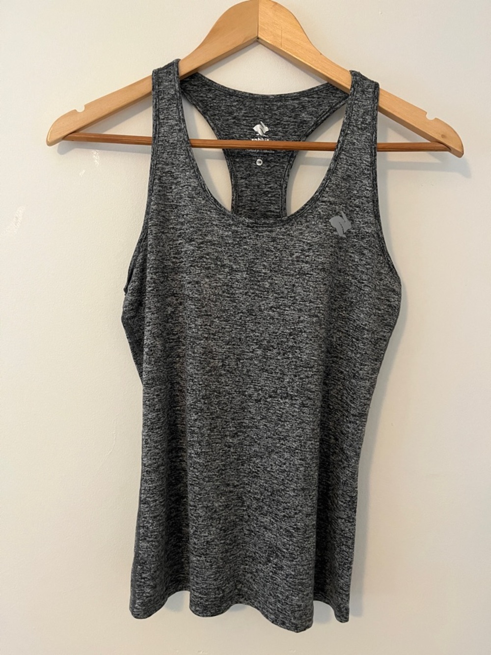 Women’s Rabbit Running Gray Racerback Tank Top